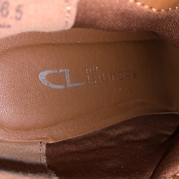 Chinese Laundry Tan Zip Up Bootie With Fringe Tassel - Picture 7 of 8